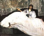 Edouard Manet Bauldaire's Mistress Reclining oil on canvas
